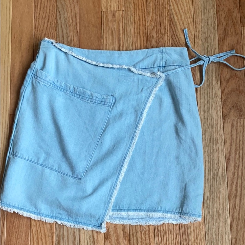 South moon under tie jean skirt